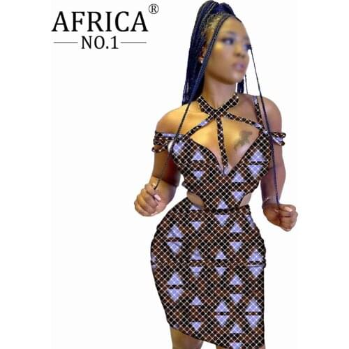 Sexy African Party Dresses off shoulder Slim Thin Femme Robe Fashion Ladies Dress Female Bodycon Vestidos Dishiki V2025013