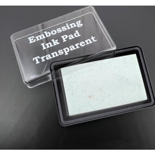 Embossing Ink Pad Transparent Stamp Inkpad for DIY Planner Scrapbooking Daily Card Making School Supplies