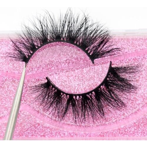 Visofree Luxury 5D Mink Hair False Eyelashes Wispy Cross Fluffy Mink Lashes Extension Tools Makeup Handmade Mink Eyelashes K20