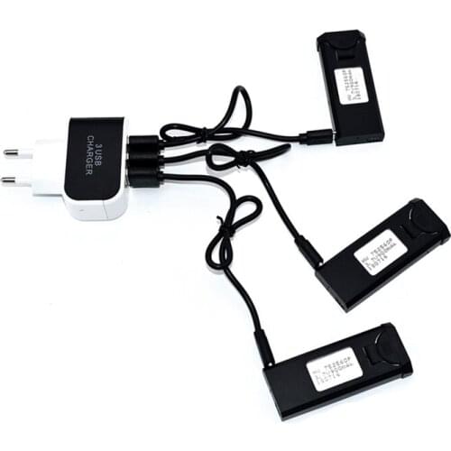 For VISUO XS809 XS809S XS809HW XS809W RC Quadcopter Spare Parts Accessories 3.7V 900mAh Lipo Battery and Charger for RC Drones