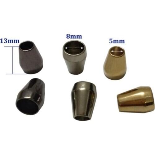 Factory Supply 1000PC Metal Alloy Cord End Lock Jewelry Making Costume Jacket Sweater Accessories for Bags DIY Craft Supply