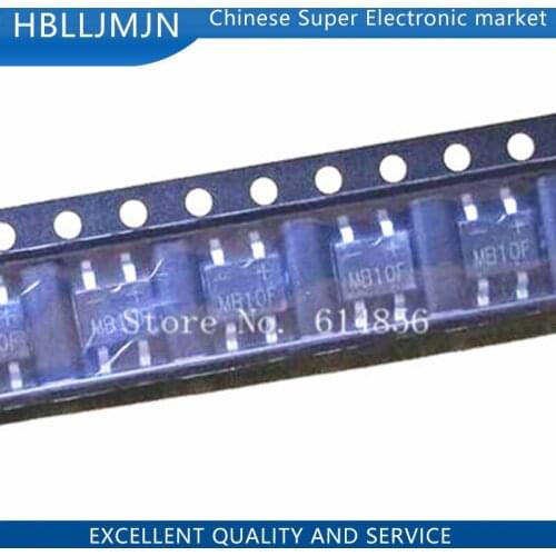 50PCS MB10F MB10 SOP4 1A 1000V SMD