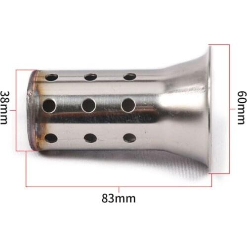 60mm Stainless Steel Universal Motorcycle Exhaust Muffler DB Killer Silencer Noise Sound For Akrapovic YAMAHA HONDA Yoshimura