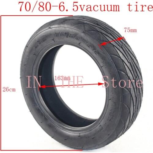 Scooter Accessories 70/80-6.5 vacuum tyre for Xiaomi fat 9 Xiaomi electric balance car Puls 10 inch Tubeless vacuum tires