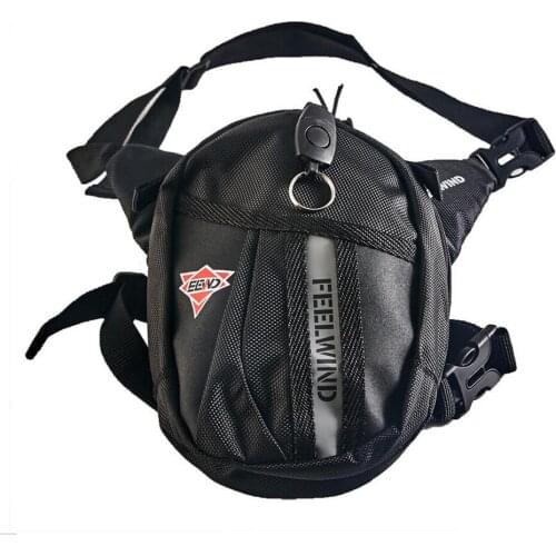 Autocycle Drop Leg Motorcycle Cycling Fanny Pack Waist Belt Bag Black Color