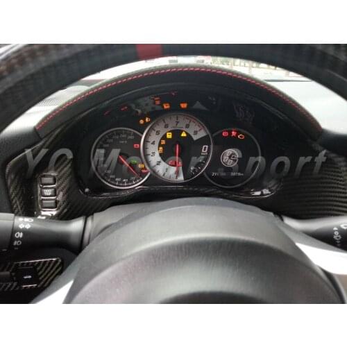 Car Accessories Dry Carbon Fiber LHD Cluster Cover Fit For 2012-2017 GT86 FT86 ZN6 FRS BRZ ZC6 Cluster Cover Car-styling