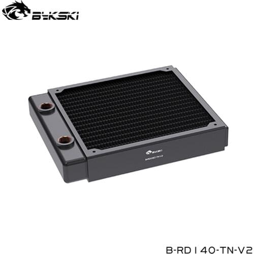 Bykski 28mm Thickness 140mm Radiator Compatible 14cm Fan Watercooler Heat Sink Copper Computer Gadget,B-RD140-TN