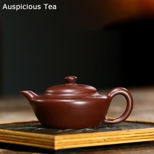 150ml Chinese Yixing Purple Clay Teapots Raw Ore Zhu Mud Tea Pot Filter Beauty Kettle Household Zisha Tea Set Customized Gifts