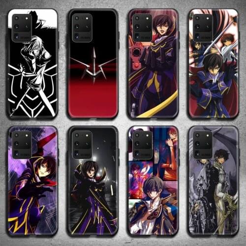Anime Code Geass Lelouch Lamperouge Phone Case For Samsung Galaxy S21 Plus Ultra S20 FE M11 S8 S9 plus S10 5G lite 2020