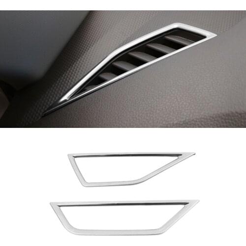 For Tiguan L 2017 2018 2019 2020 2021 Car Dashboard Ac Air Conditioning Outlet Cover Trim sticker accessories car styling