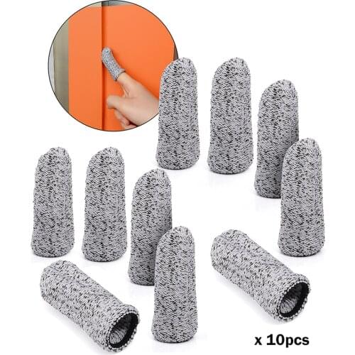 EHDIS 10PCS Professional Vinyl Car Wrap Finger Gloves Sleeve Wrapping Tool Window Tint Film Install Work Finger Protector Covers