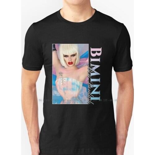 Bon Boulash Bimini T Shirt 100% Pure Cotton Bimini Drag Uk Drag Race Uk Transrights Creative Trending Vintage Cool Gift Euro Us