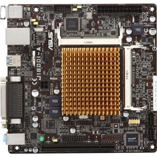 For ASUS J1800I-A integrated CPU J1800 DDR3 RAM Mini-ITX parallel port mini used motherboard