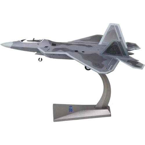 1/72 Scale U.S. American Navy Army F22 Raptor Fighter Aircraft Airplane Models Diecast Toys Display Show Plane Gifts Souvenir