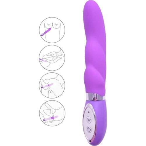 Strong Wavy Sassy Vibrators nipple vibrator vibrators for women Purple and Sliver Color Adult Products