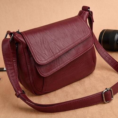 Solid Color Women Wallets Faux Leather Crossbody Bag for Women Card Holder Shoulder Bag Wallets borse da donna carteira feminina