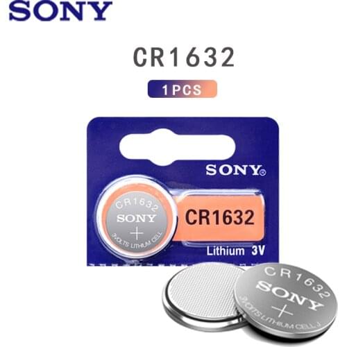 Sony CR1632 3V Original Lithium Battery For Watch Remote Control Calculator CR1632 1632 button cell coin batteries