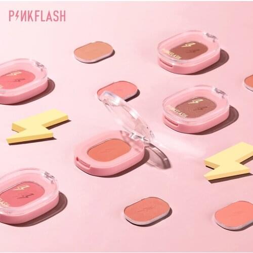 PinkFlash 9 Color Matte Blush Long-lasting No Makeup Natural Pink One-piece Blush Powder Waterproof Cosmetics Face Make Up TSLM1