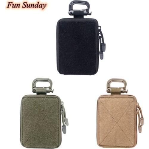 MOLLE BAG Tactical EDC Pouch Range Bag Medical Organizer Pouch Military Wallet Small Bag Outdoor Hunting Accessories Vest Equipm