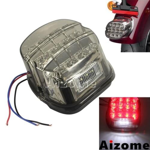Motorcycle Layback LED Tail Rear Light 67800355 For Harley Dyna Sportster Softail Touring Road King Road Glide Electra Glide