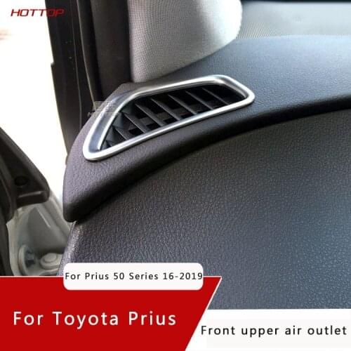 For Toyota Prius 50 Series Interior Decoration Front Air Outlet Decoration Bright Frame Modification