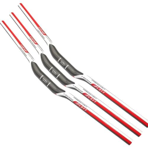 Ultralight 3K Gloss 31.8mm MTB Road Bike Carbon Fiber Handlebar 600/620/640/660/680/700/720/740/760mm Swallow-shaped Flat/Riser