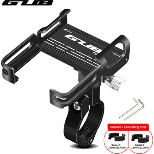 GUB Universal Bicycle Phone Holder 3.5-7.15 inch Smartphone Bike Support Anti-Slip Motorcycle Mount Bracket Cycling Phone Holder