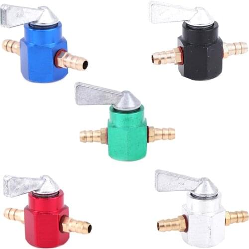 1PCS Universal 6mm In-Line Petrol / Fuel Tap Motorcycle On-OFF Petcock Fuel Switch Drop Shipping Support