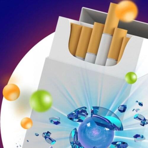 100pcs Variety Flavor Cigarette Pops Bursting Beads Cigarette Holder Men Gift Tobacco Filter Popping Smoking Accessories