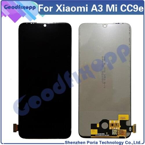 100%High Quality Test For Xiaomi Mi CC9e LCD Display Sensor Touch Screen Digitizer Assembly For Xiaomi Mi A3 M1906F9SH M1906F9SI