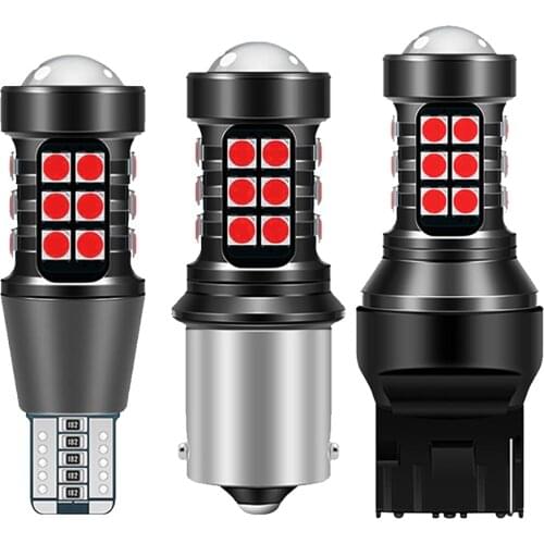 2x BAY15D 1157 P21W LED 1156 BA15S LED Bulb R5W 3157 7443 T20 Car Lights BAU15S PY21W Turn Signal Backup Reverse Lamp 12v White