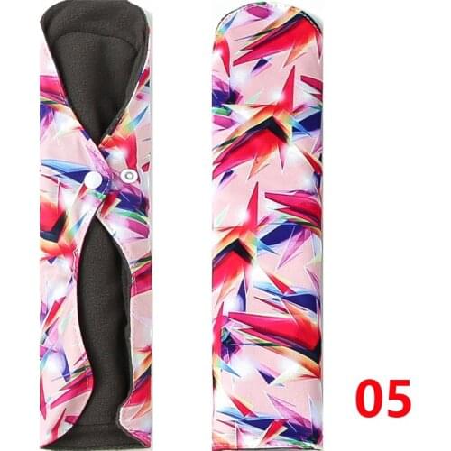 3pcsWomen Panty Liner Napkin Cloth Reusable Sanitary Hygiene Heavy Period Washable Charcoal Flow Bamboo Soft Towel Mestrual Pads