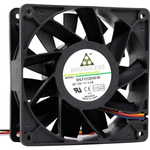 4500RPM Cooling Fan 12V Replacement 4-pin Connector Computer Case Radiator Fans For Antminer Bitmain S7 In Stock
