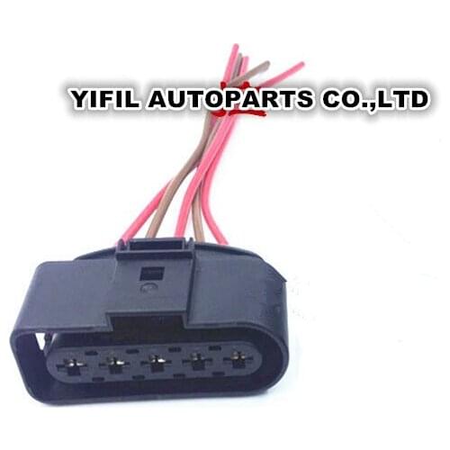 5 Pin/Way Fuel Pump Connector Plug Wire Harness Cable Pigtail For Audi VW Polo Magotan Golf Tiguan Sagitar 6N0 973 755