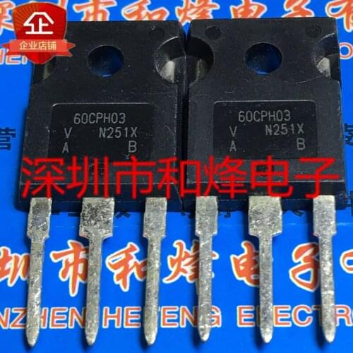 5 Pieces) 60CPH03 TO-247 60A 300V / RJH60F7 600V 50A / RJH1CV7 1200V 35A / FCH47N60F 600V 29.7A / 40T120FDS TO-247