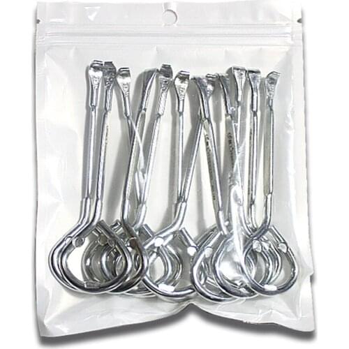 Beer Bottle Opener Paint Bucket Corkscrew Silver Restaurant Home 6pcs M10 Steel Household Multifunctional Simple 6/12/24PCS