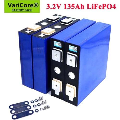 NEW 3.2v 135ah lifepo4 Rechargeable Battery DIY 4S 12v 24v 36v 48v deep cycle package ldp lithium cell lithium iron phosphate