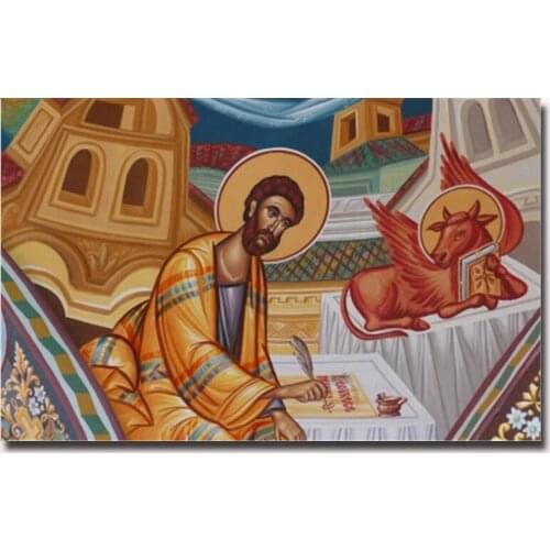 Saint Evangelist Luca 5D Full Diamond Painting Square Cross Stitch Home Decoration Diamond Embroidery Not folding canvas