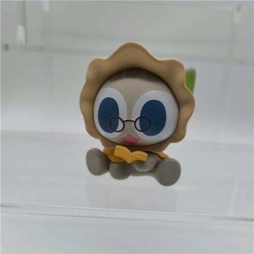 Animation The Legend of LUOXIAOHEI Stage Series Cute Little Red Timber Wolf LUOXIAOHEI PVC Model Toy