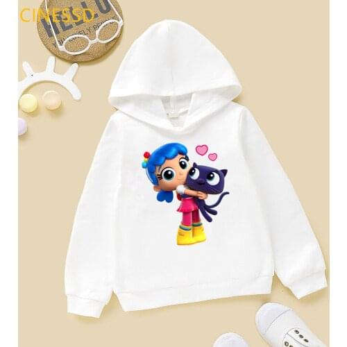 Childrens Hoodies True And The Rainbow Kingdom Baby Girls Spring Autumn Winter Clothes Teen Kids Top Student Casual Sweatshirt