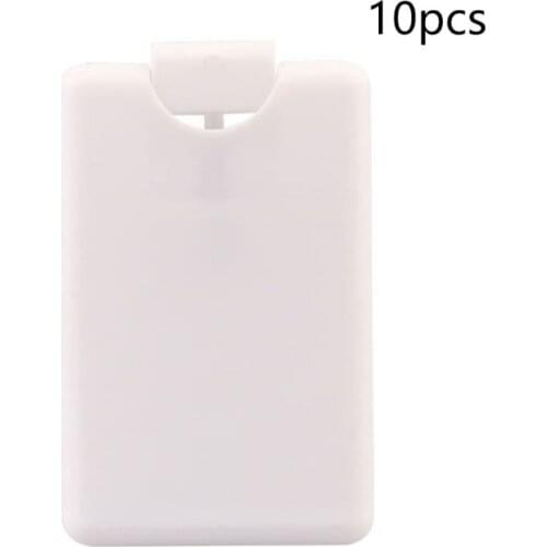 10Pcs 20ml Refillable Perfume Spray Bottles Card Type Fine Mist Empty Container Q81B