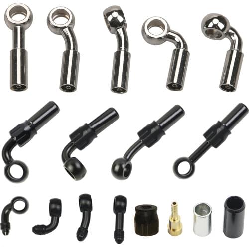 Alloy 1pcs hydraulic Reinforced Brake Clutch Oil Hose Line Pipe Banjo Fitting for Motorcycle ATV Dirt Bike Buggy