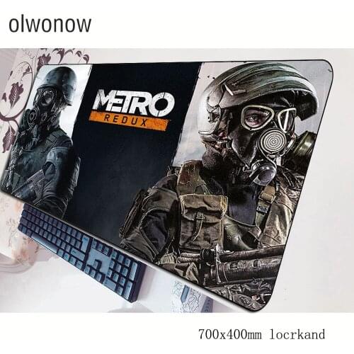 Metro 2033 mousepad 700x400x3mm gaming mouse pad gamer mat Professional computer desk padmouse keyboard Aestheticism play mats