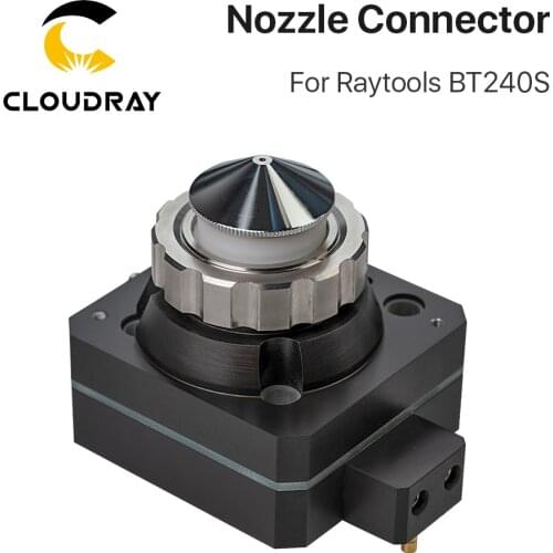 Cloudray Original BT240S Laser Head Nozzle Connector Nozzle Holder Ceramic Connector for Raytools BT240S Laser Cutting Head