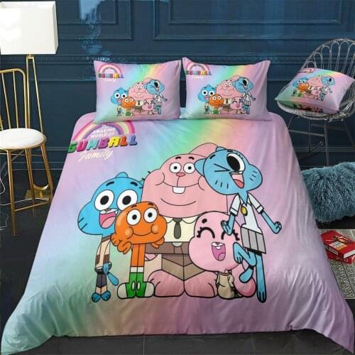 Gumbal Watterson Family Duvet Cover Comfortable Quilt Home Decora Design Universal Bedding Set Bedclothes+Pillowcase 3pcs