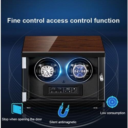 Automatic Wooden Watch Winder Box Accessories Display Mechanical Rotating watch uhrenbeweger for men watch