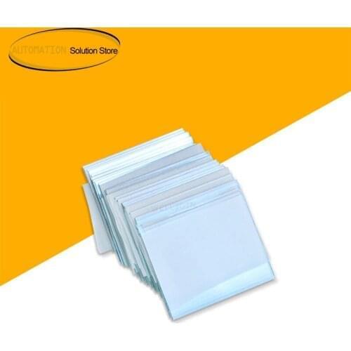 25x25x1.1mm Less than 15 ohm/sq 100pcs Lab Transparent Conductive Glass Fluorine Doped Tin Oxide (FTO) Coated Glass