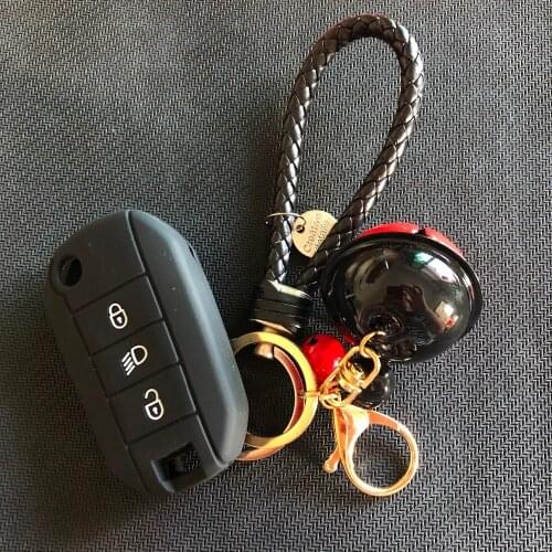 Funda llave silicon Flip Remote Case For Citroen C2 C3 C4 Picasso CACTUS Xsara C5 C6 C8 For Peugeot 3008 4008 508 RCZ Key