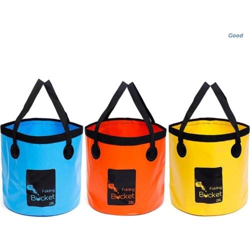 Car Washing Foldable Bucket 20L Fishing Collapsible Bucket Water Container Basin Large Capacity Folding Bucket