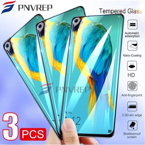 1 2 3 PCS Tempered Glass For Huawei Honor 20 Lite 6.15 20S 20 Pro Honor 10i 10 Lite 9A 9S 9C 9X Global Full Screen Protector